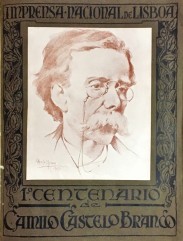 1º CENTENÁRIO DE CAMILO CASTELO BRANCO.  Gravuras de Camilo na Imprensa Nacioinal de Lisboa.